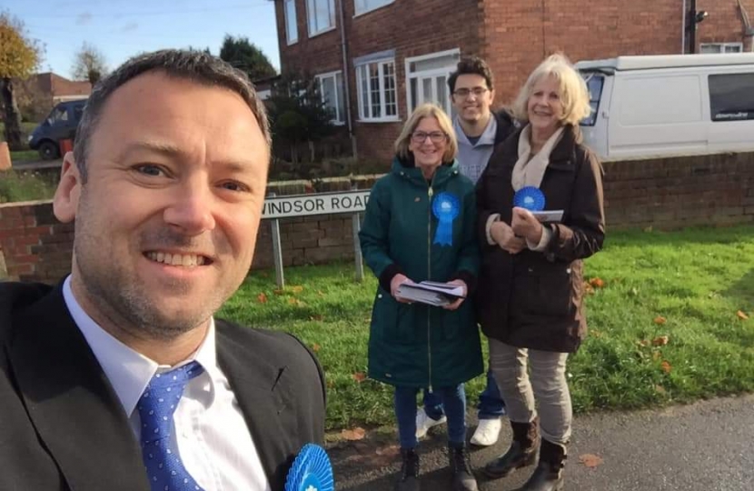 Campaigning in Carlton-in-Lindrick