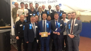 Brendan Clarke-Smith is elected Conservative MP for Bassetlaw